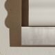 Applique frame en aluminium brut m