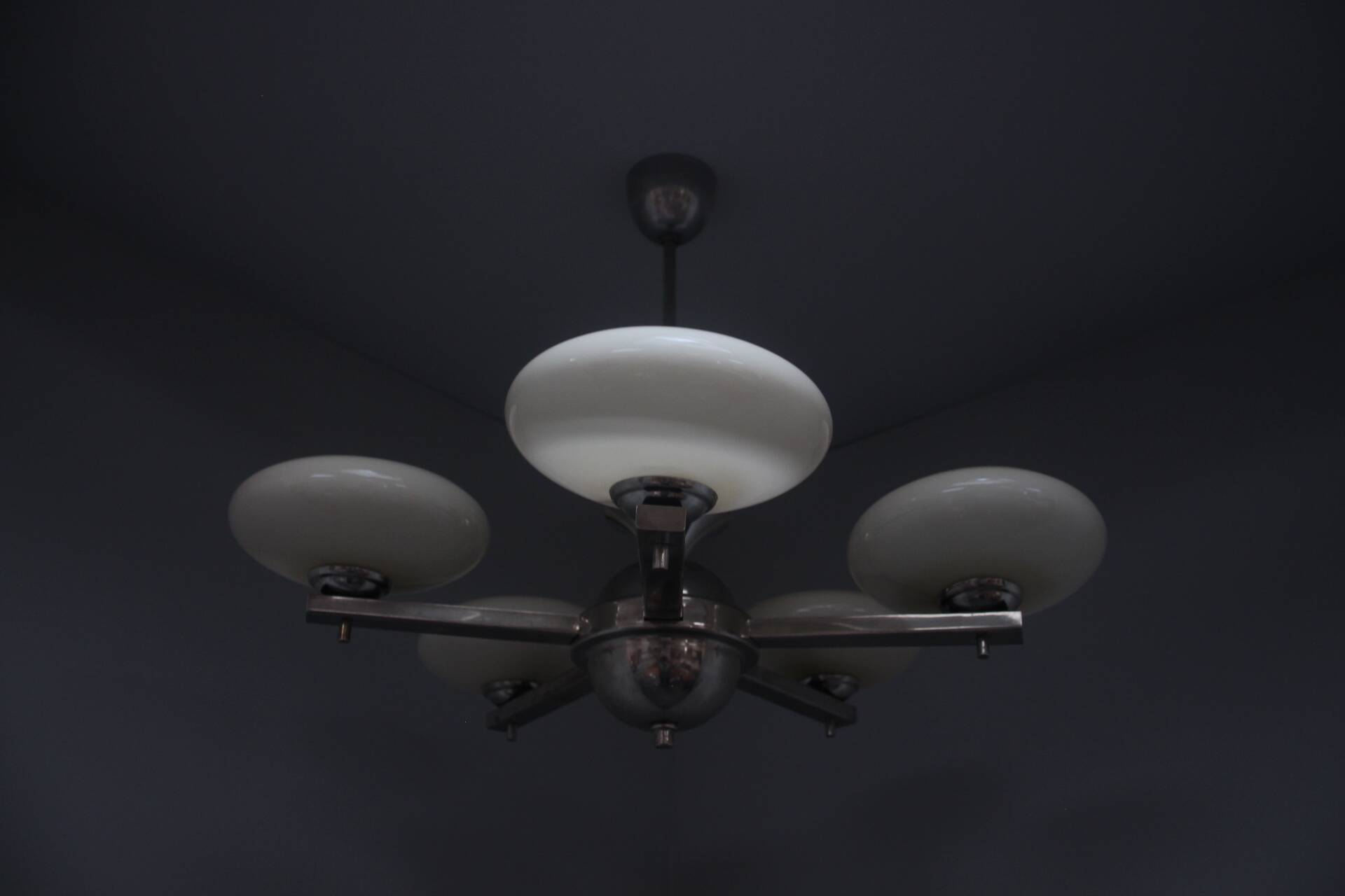 Art Deco Candlestick 1930s, Czechoslovakia