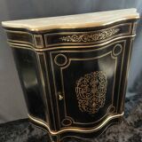 Boulle Napoleon III violin-shaped sideboard at waist height