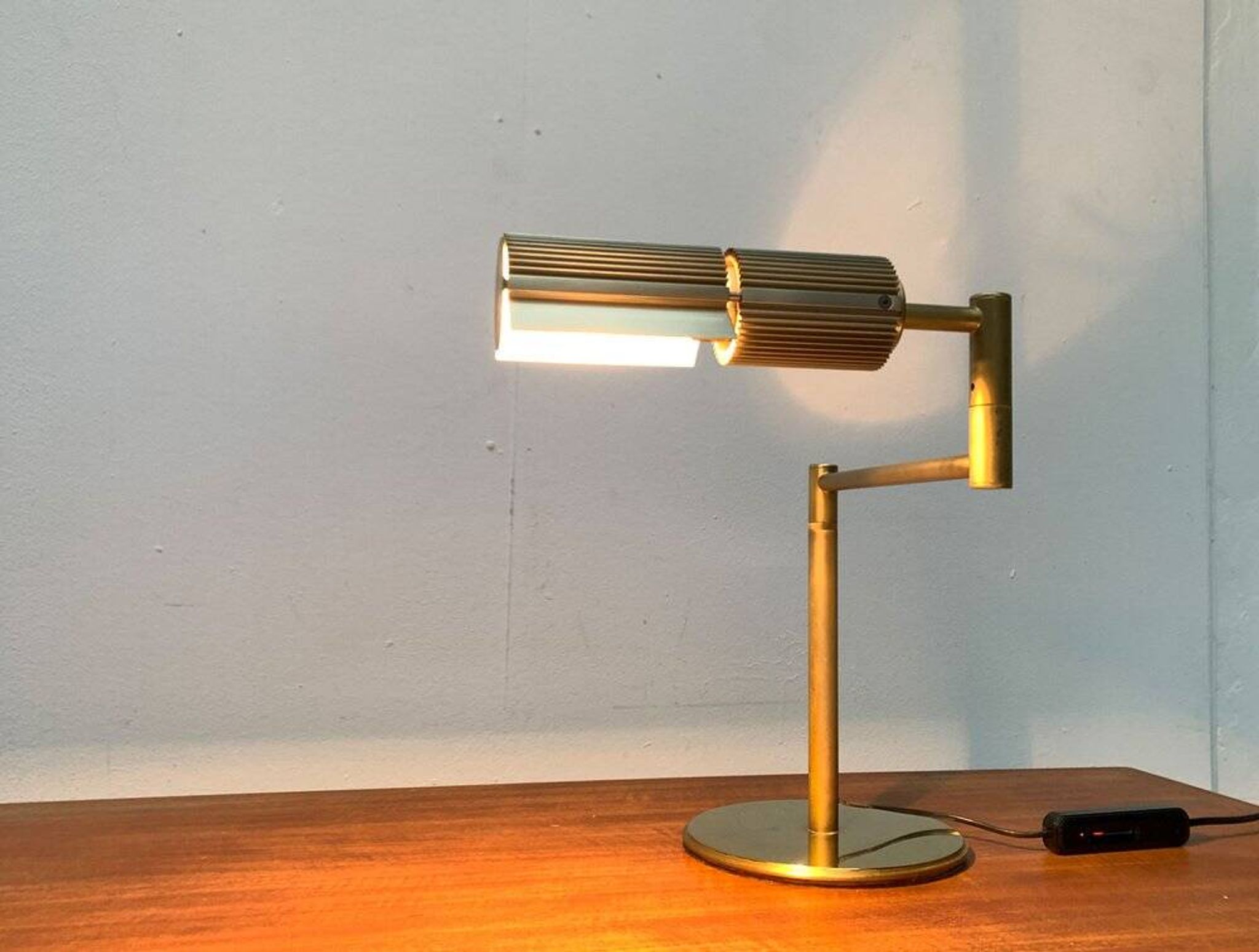 Space Age table lamp by V. Frauenknecht for Swisslamps International, 1970s.