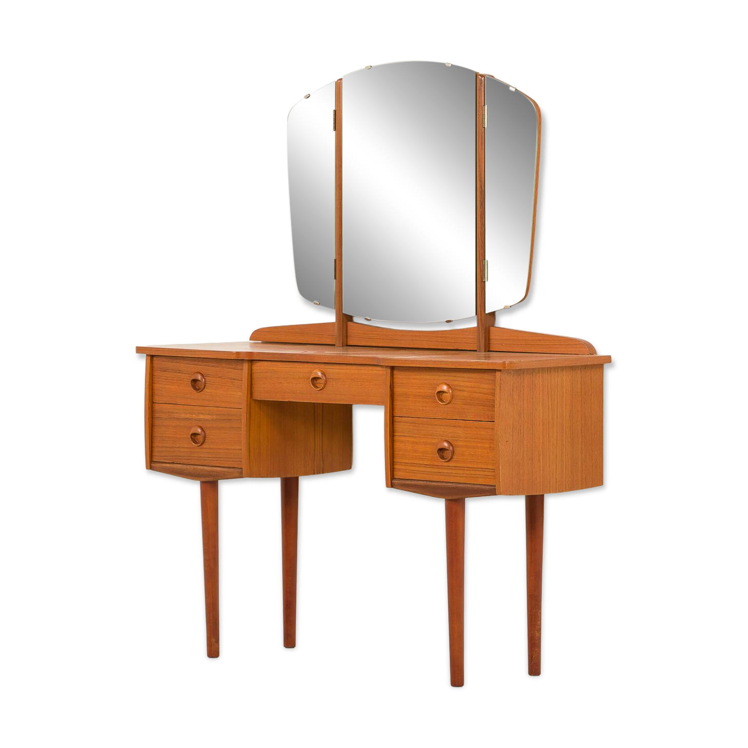 Scandinavian mid century dressing table in teak, Norway, 1970s