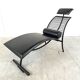 Chaise longue vintage à la manière de René Herbst, 1990