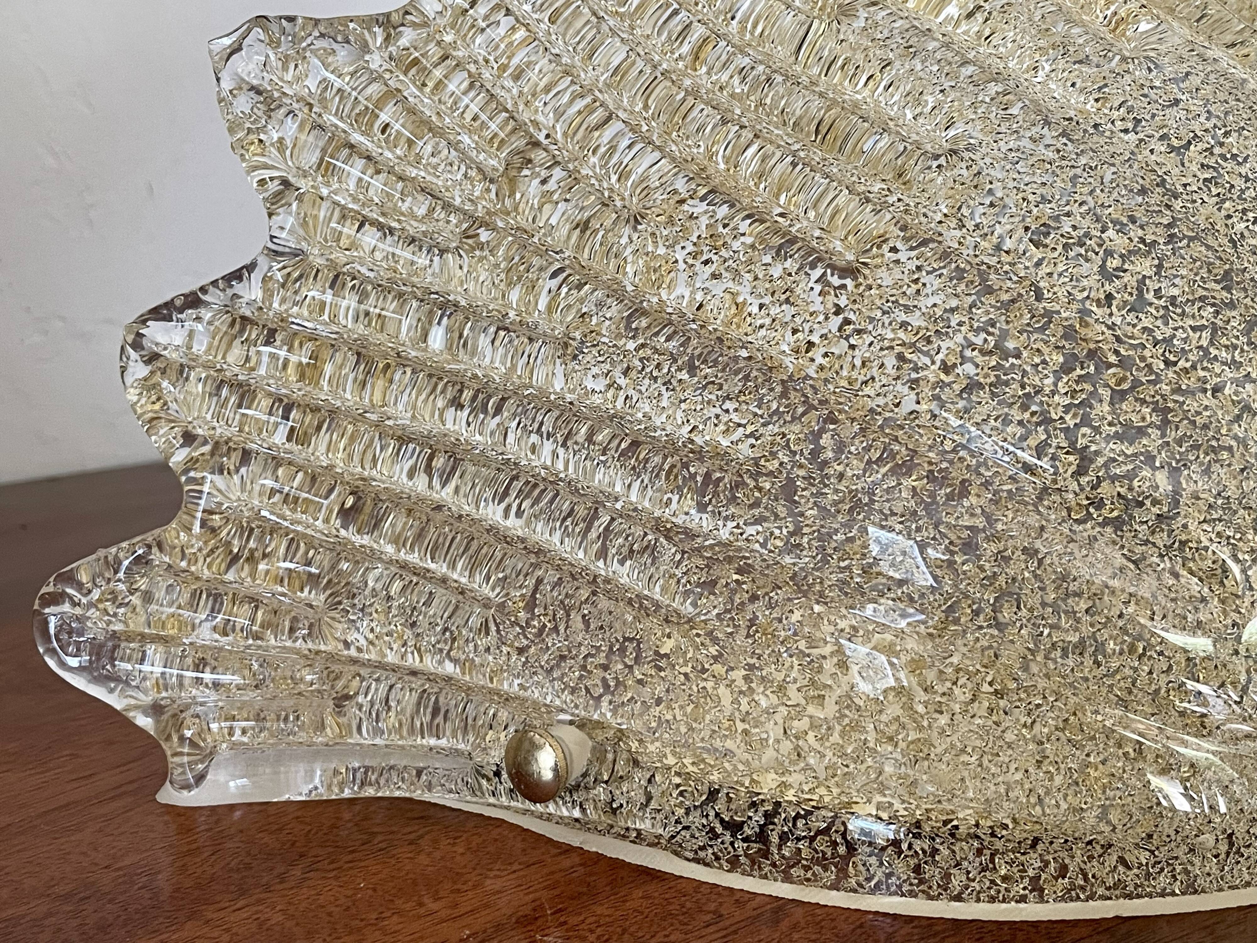 Murano glass wall lamps