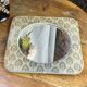 Velvet tabletop mirror