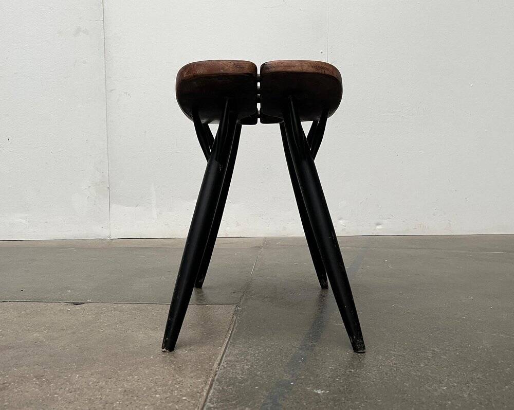 Pirkka stool mid-century by Ilmari Tapiovaara for Laukaan Puu