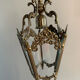 Bronze lantern chandelier