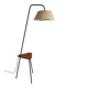Tripod reading lamp in metal from the 50s/60s, France.