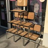 Suite of 6 chairs CESCA B32 by Marcel Breuer