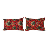 Set of 2 vintage Turkish cushion covers 41x56 cm