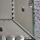Vintage Venetian style mirror, to stand, 124 x 63 cm