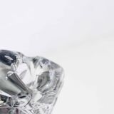 Soliflore "glaçon" en verre années 70