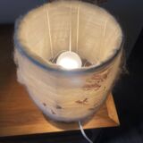1970s wooden ball lamp