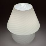 Lampe de table en verre Murano tourbillonnant, années 1970