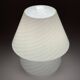 Vintage swirling Murano glass table lamp, 1970s