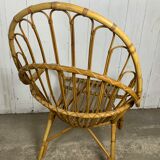 Rattan armchair