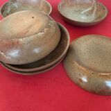 Batch soup plates in sandstone