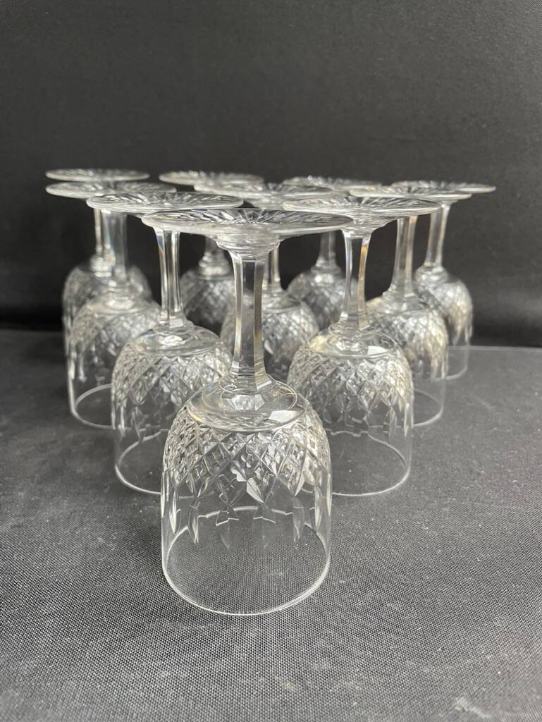 10 Baccarat port glasses size 5475