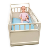 1940s wooden baby bed