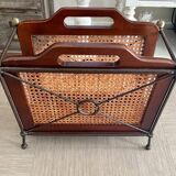 Magazine Holder/Logs in Metal/Wood/Rattan