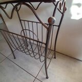 Side table magazine rack 1950s