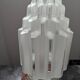 Antique large ceiling light, globe table lamp, Skyscraper glass, Art Deco