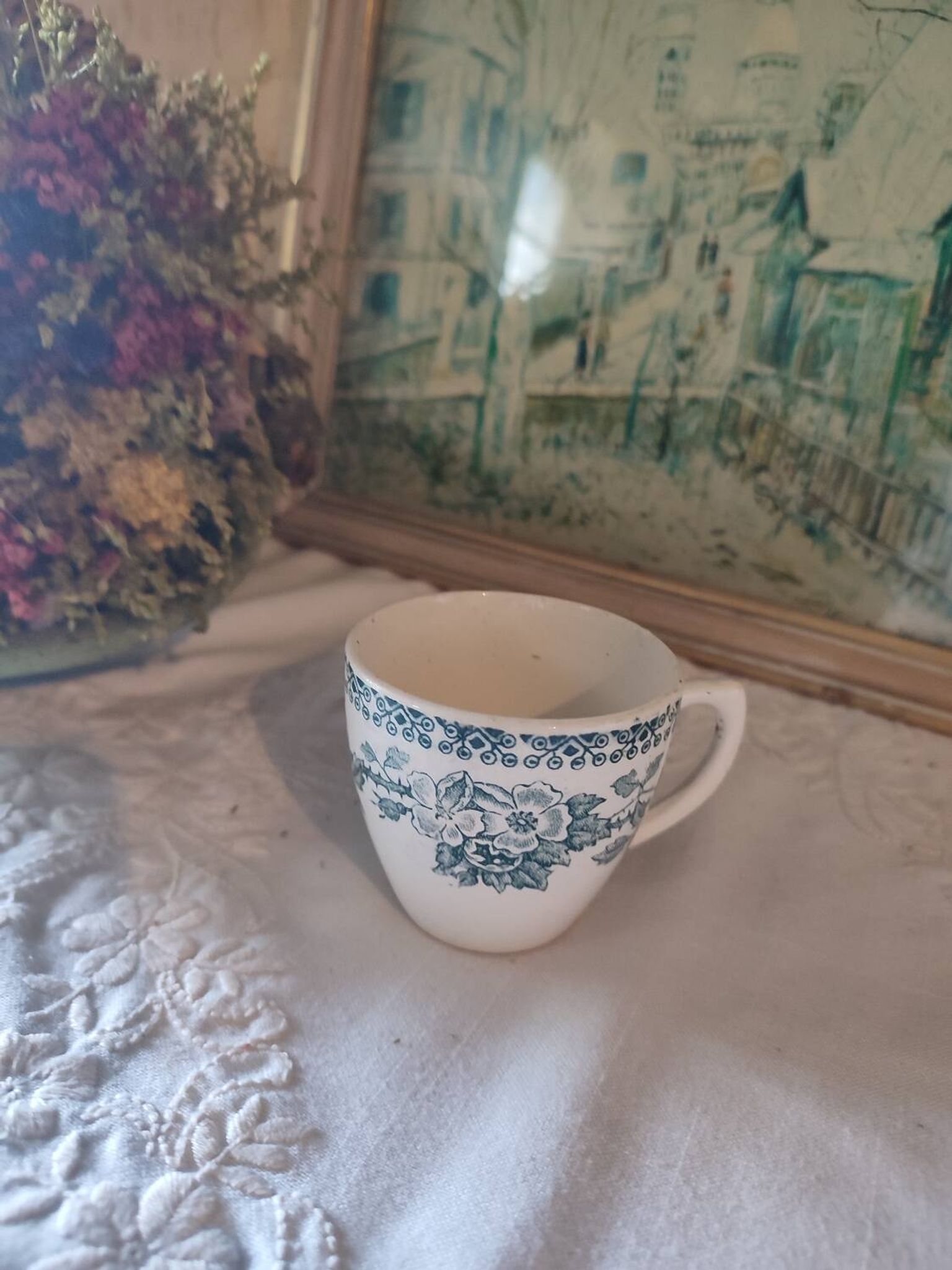 Tasse terre de fer St Amand modèle Guadeloupe