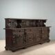 Antique neo-Renaissance walnut buffet, Italy, 19th century