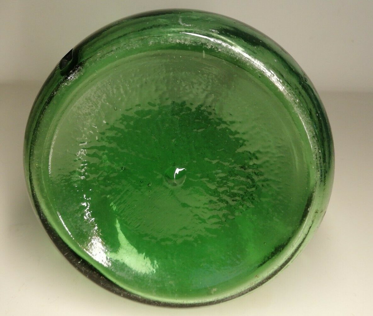 Glass bottles with coat of arms