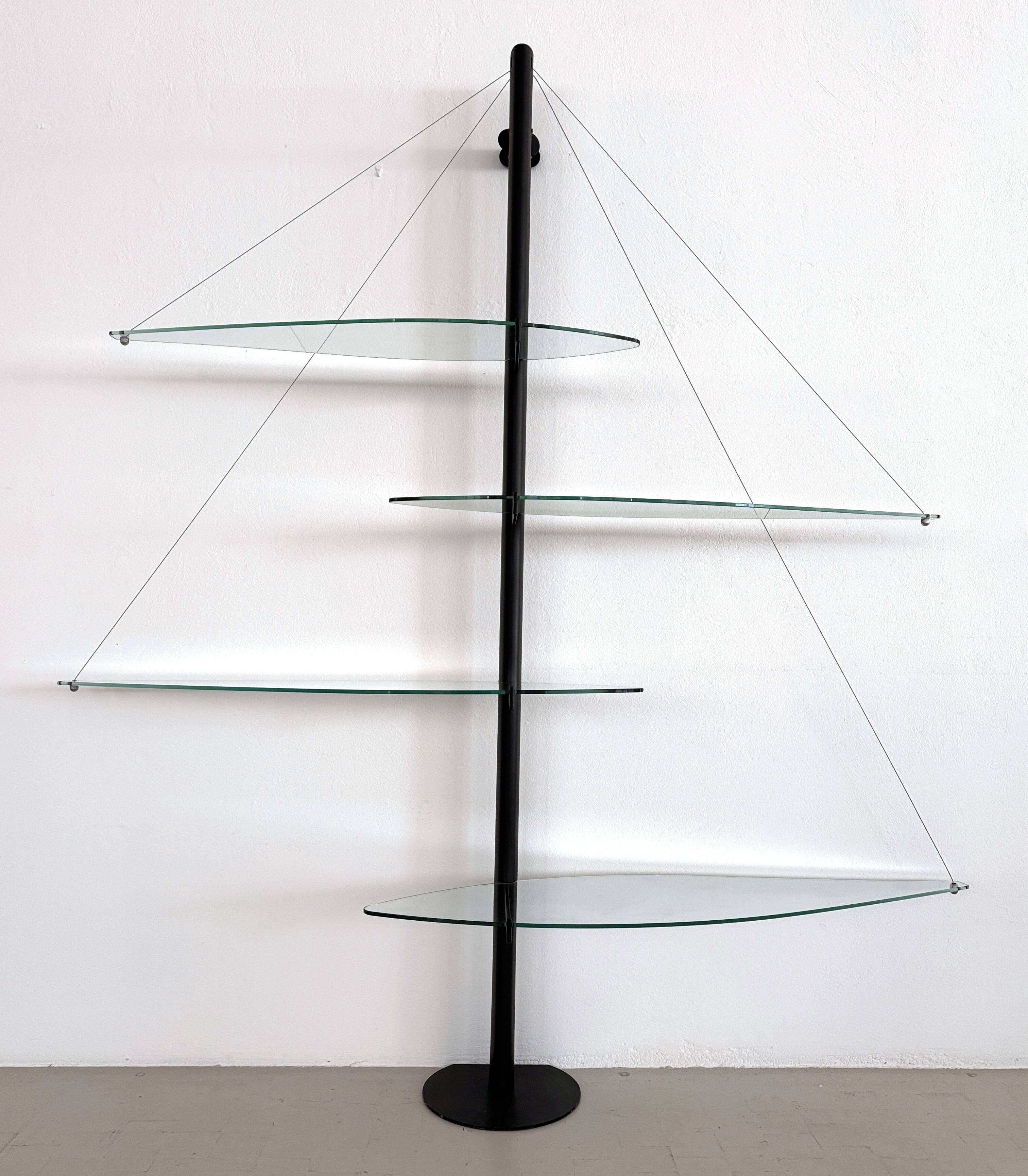 Italian Vintage Shelf Fiordiluna by Tobia Scarpa for Goppion, 1950s