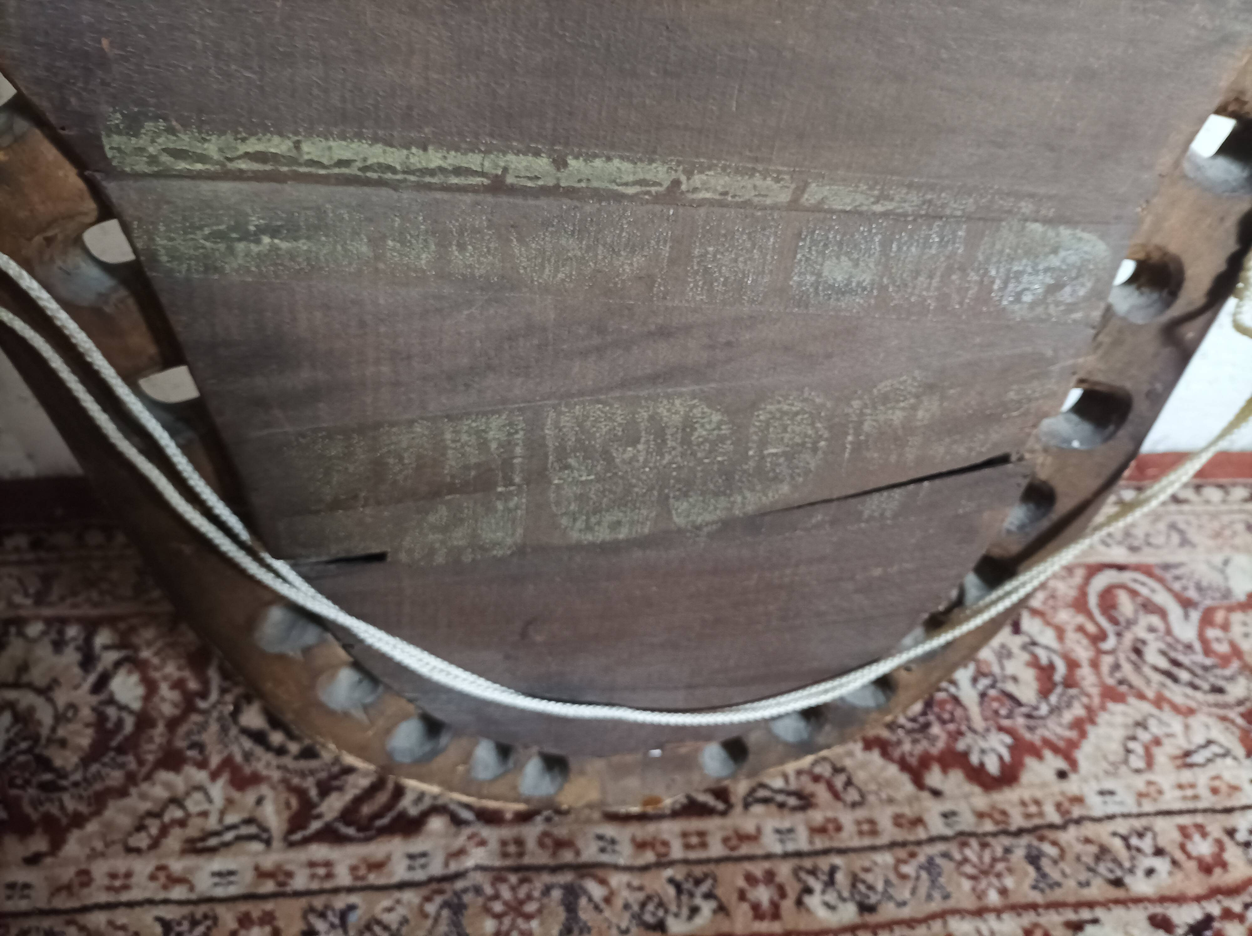 Louis XV style gilded carved wooden mirror