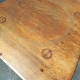 Pair of solid wood bistro chairs
