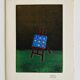 Work Collage The Easel by Haim Kern. Signature.