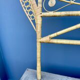 Peacock Rattan Headboard