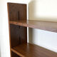 Etagère modulable chêne massif vintage 80's