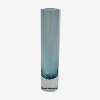 Roll vintage colored glass vase