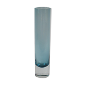Vase rouleau vintage en verre coloré