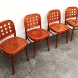 Serie 4 chaises bistrot