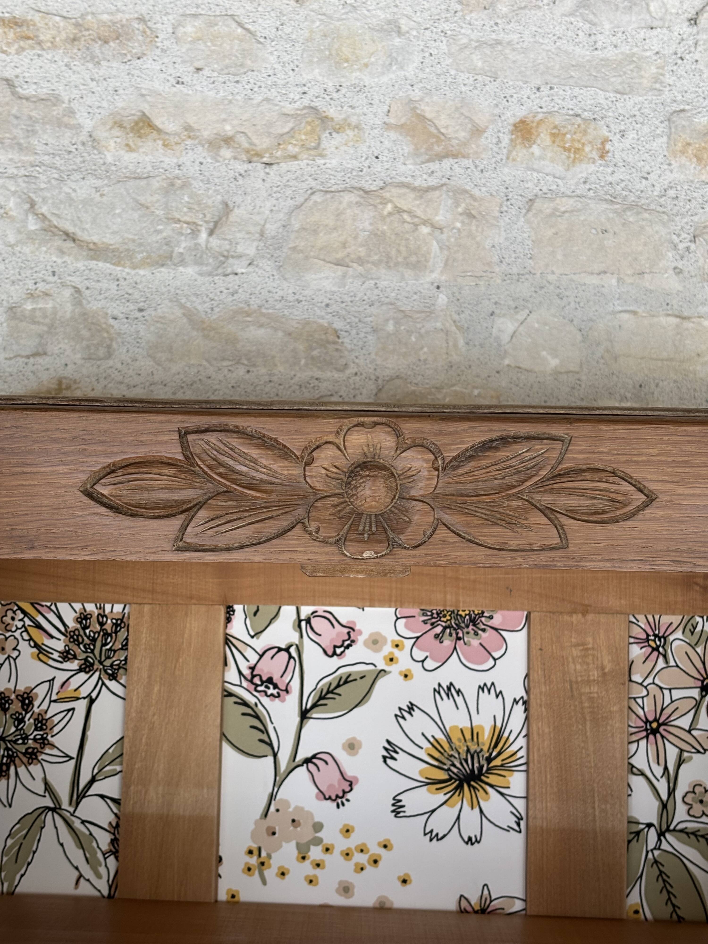 Showcase, Art Deco style bookshelf restored