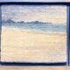 Mixed media painting signed Mireille Veauvy – acrylic and integrated tapestry