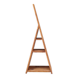 Etagère bibliothèque ou chevet en bois de pin, années 70