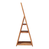 Pine wood bookcase or bedside table, 1970s