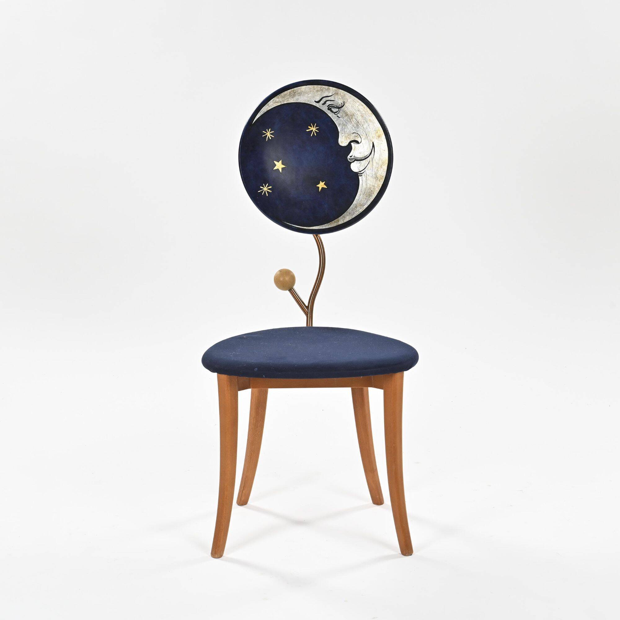 Pair of Luna e Sole chairs by Carlo Berruti (XX-XXI century)