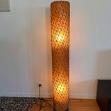 Lampadaire 70’s en bambou