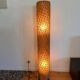 70s bamboo floor lamp