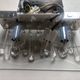 Vintage Paul Neuhaus wall light – Glass & Silver Chrome – Space Age 1970