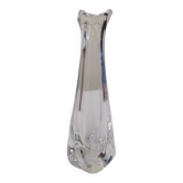Soliflore en cristal daum signé