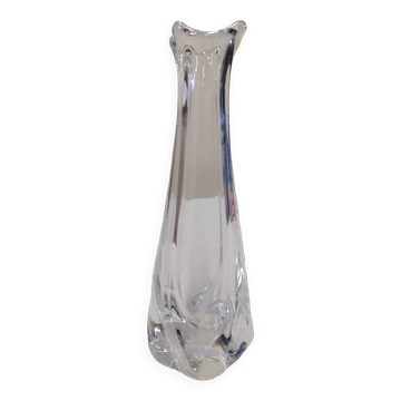 Daum crystal soliflore signed