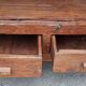 Old glazed teak cabinet