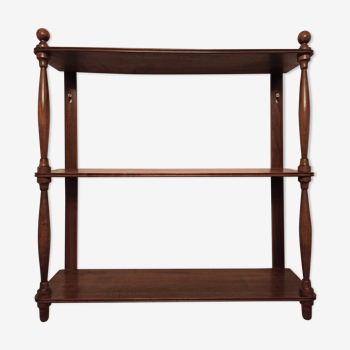 19th century solid wood wall shelf