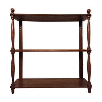 19th century solid wood wall shelf